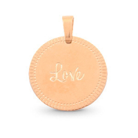 'Love' - 15mm - Rosé Goud, Goud of Zilverkleurig - Stainless steel